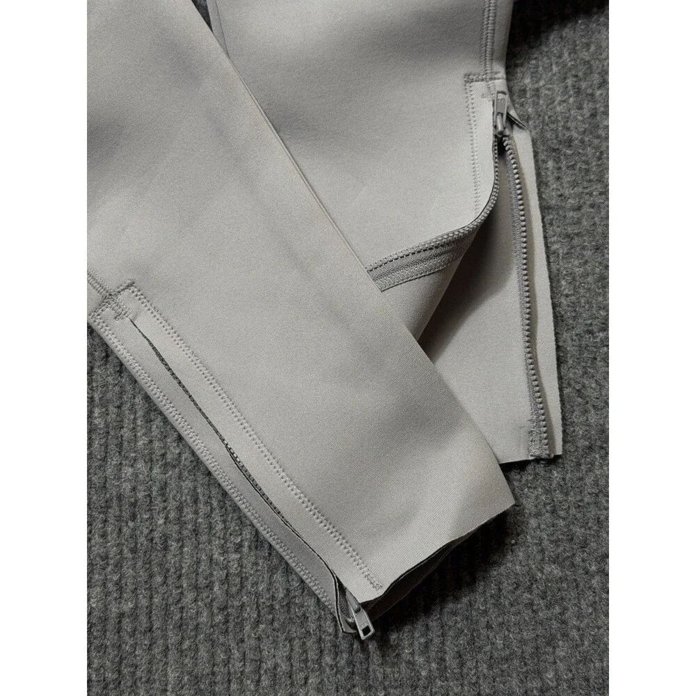 SKIMS Women Size XL Sport Swim Long Pants Chrome Gray SW-PNT-0073 NEW